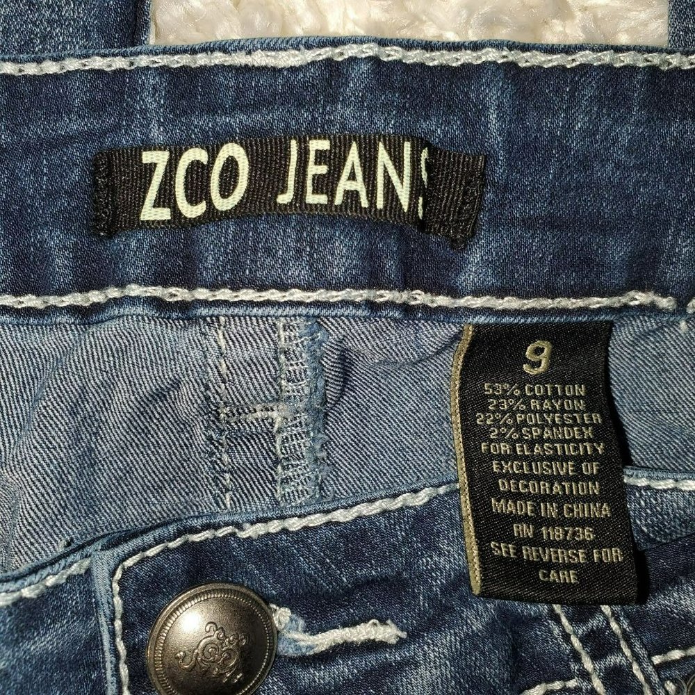ZCO Jeans bootcut sz 9 - Picture 2 of 10